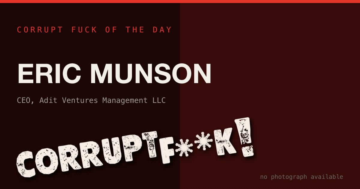 Eric Munson — no photograph available