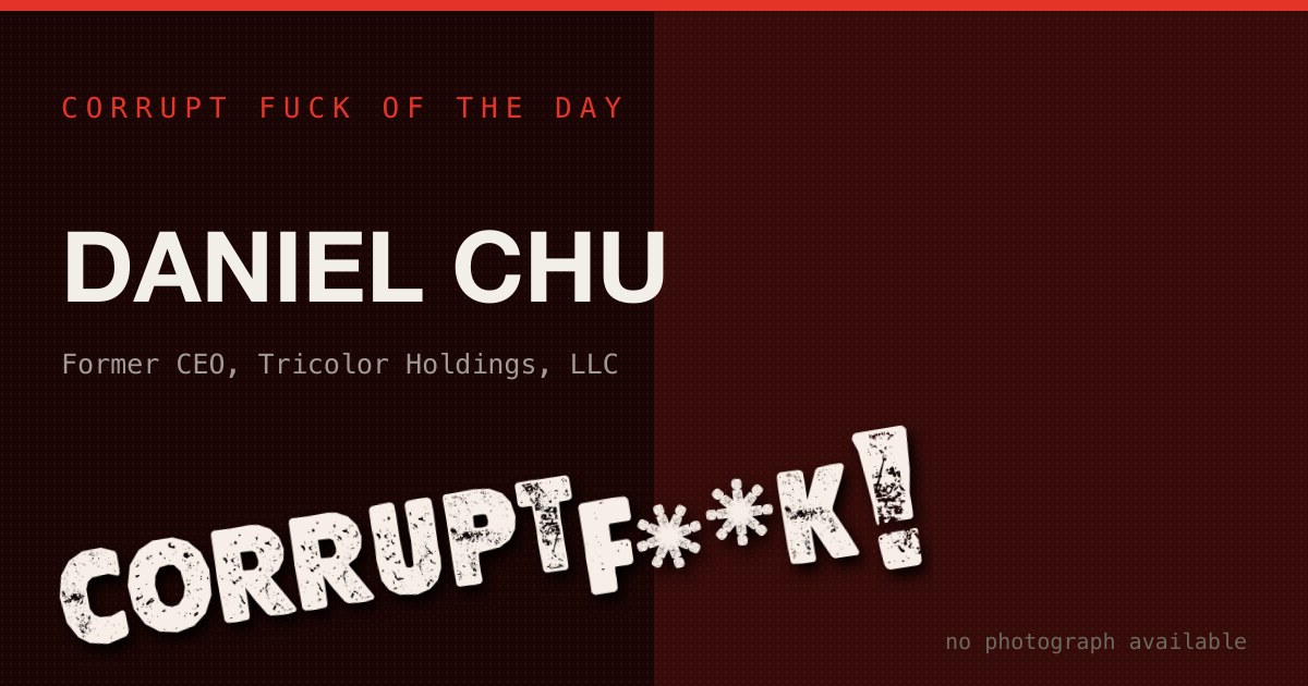 Daniel Chu — no photograph available