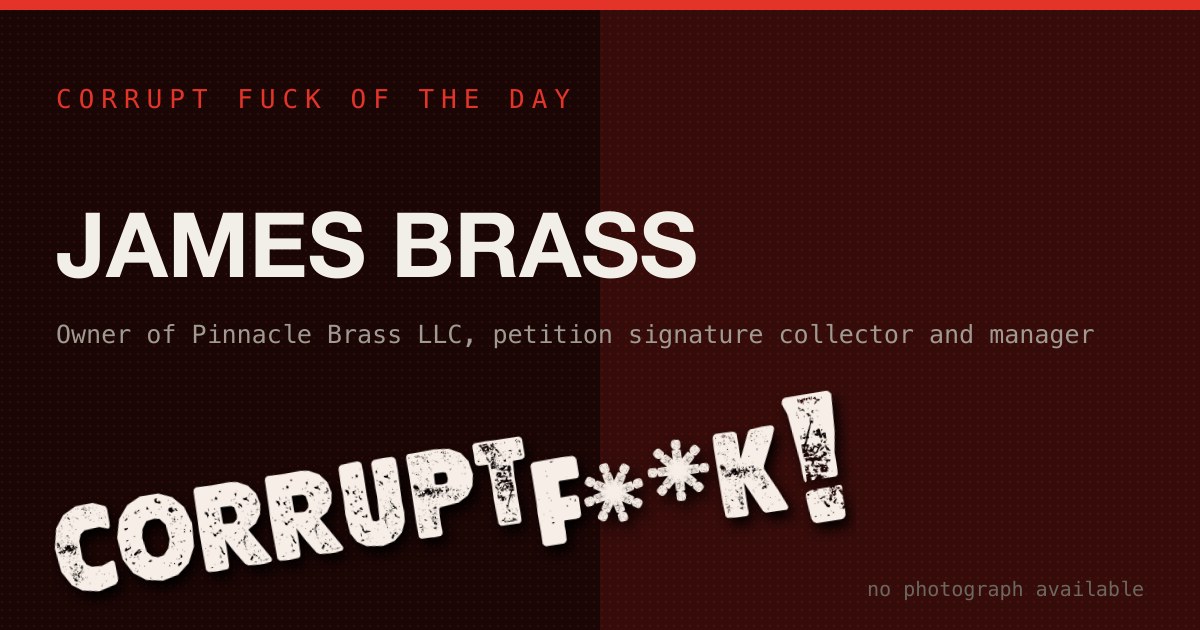 James Brass — no photograph available
