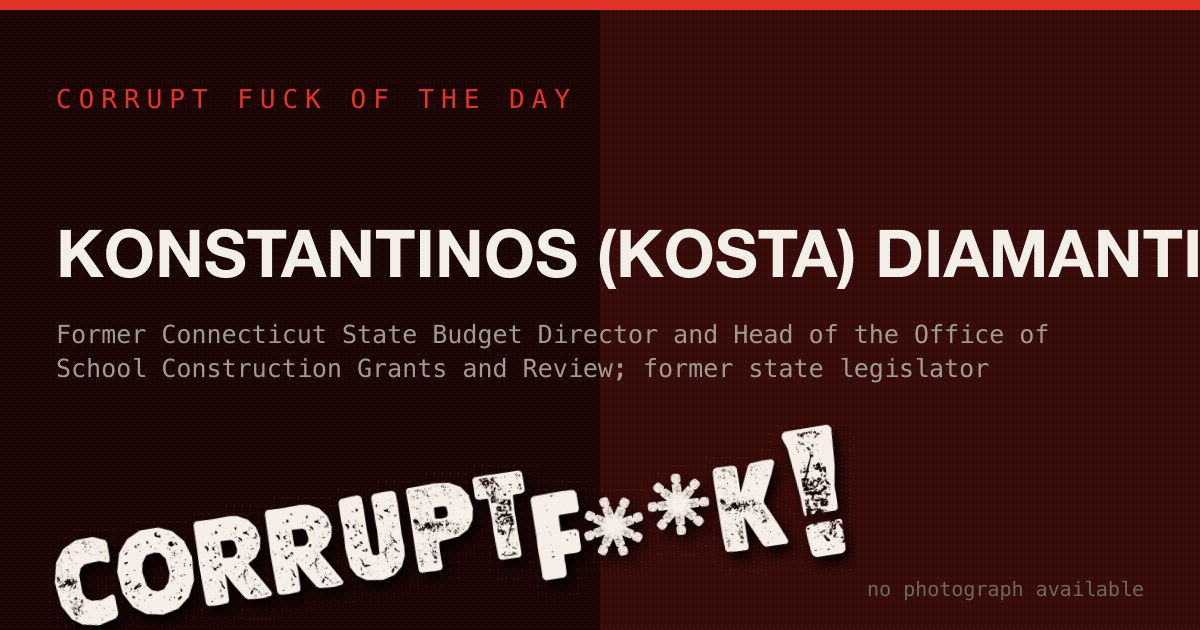 Konstantinos (Kosta) Diamantis — Convicted on 21 Counts, Diamantis Skips Sentencing for a Boat to the Bahamas